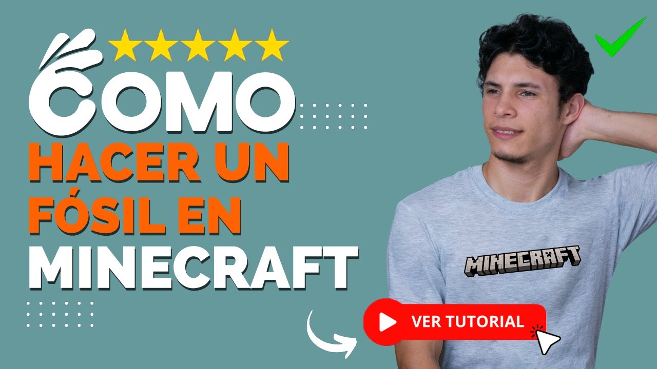 ¿Cómo Hacer un FÓSIL DE DINOSAURIO en Minecraft? - 🦖 ¡Consigue tu