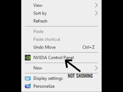 nvidia control panel program settings not working