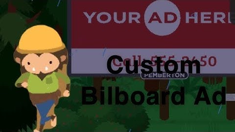 Sneaky Sasquatch Custom Billboard Ad