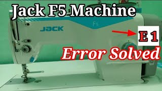 E1 Error എളുപ്പത്തിൽ മാറ്റാം|| Jack F5 Machine|| How to solve E1 Error|| Error solution in Malayalam