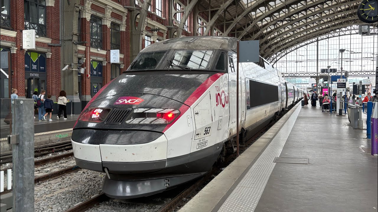 🇫🇷Trajét abord d’un TGV inouï entre Aéroport CDG et Lille Flandres 