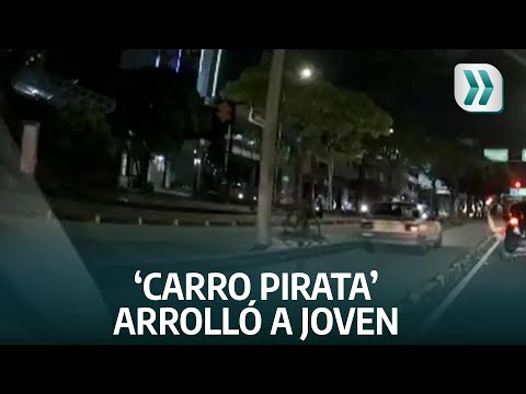 😱 Carro ‘pirata’ arrolló a joven y huyó en Bucaramanga | Vanguardia