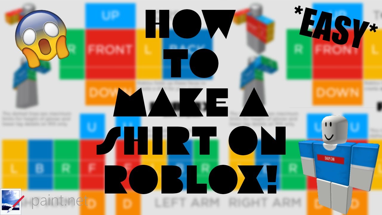ROBLOX | How to Make a Shirt on Roblox 2020 (with paint.net) *EASY ...