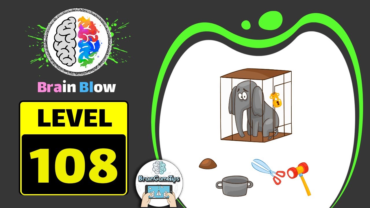 Brain Blow: Genius IQ Test - Level 108 Free The Elephant Answer