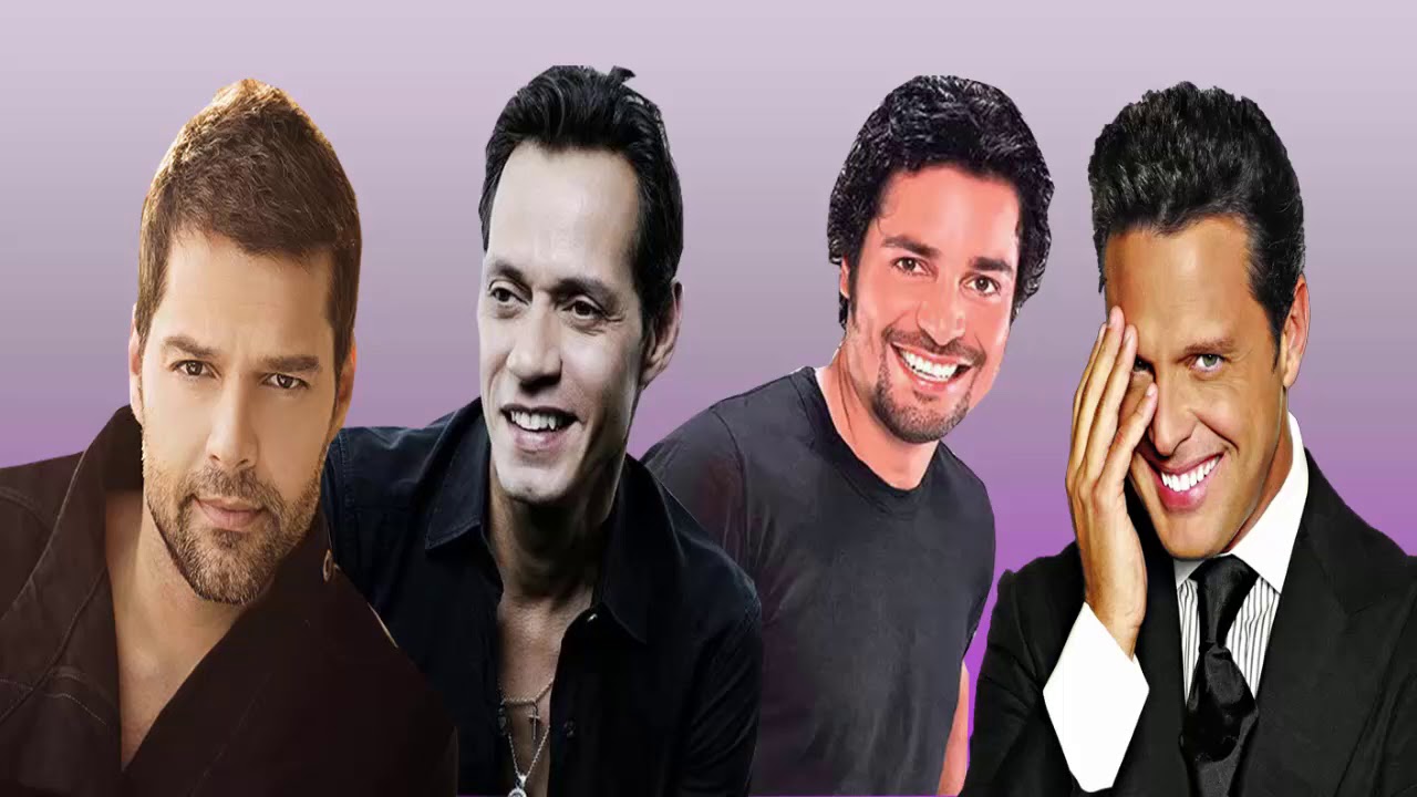 Chayanne Marc Anthoy Ricky Martin Luis Miguel Exitos Romanticos Youtube