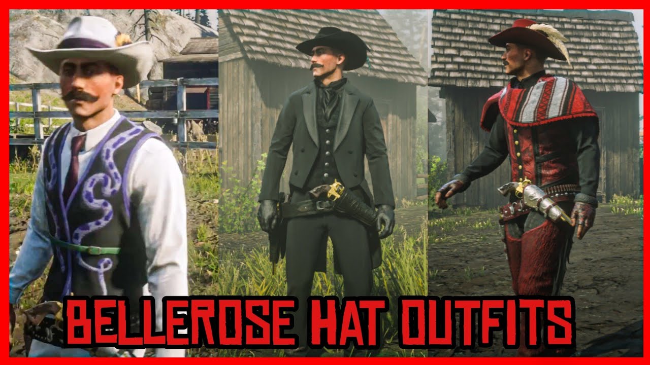 Red Dead Online Requested Outfits 215 Bellerose Hat Outfits YouTube