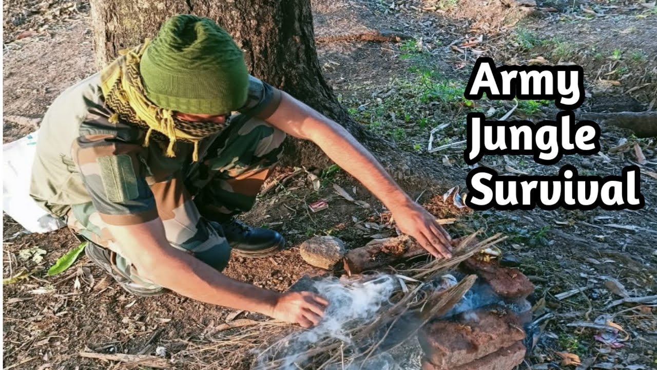 Army Struggle life in Jungle | Jungle Survival | फौजी की रोटी |