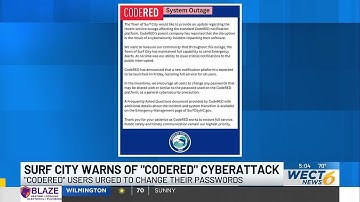 Surf City warns residents after cyberattack hit CodeRED emergency alert system