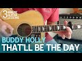 Learn That’ll Be the Day in 3 Minutes! Beginner Guitar Lesson (Buddy Holly)