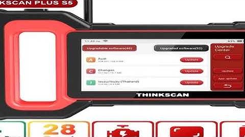 SALE THINKCAR Thinkscan Plus S5 OBD2 Auto Diagnostic tool 4 system with ECM ABS SRS Transmission sca