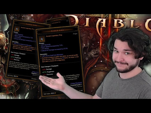 FASTEST Way to Get An ANCIENT Puzzle Ring! | Diablo 3 - YouTube