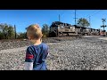 Train tracking 12  levi spots the fastest norfolk southern hes ever seen