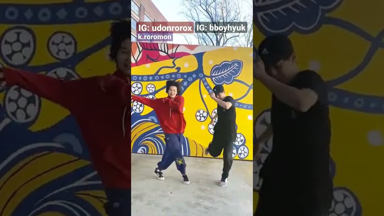 Dancing in my Room Toprock routine (Roro & Bboy Hyuk)