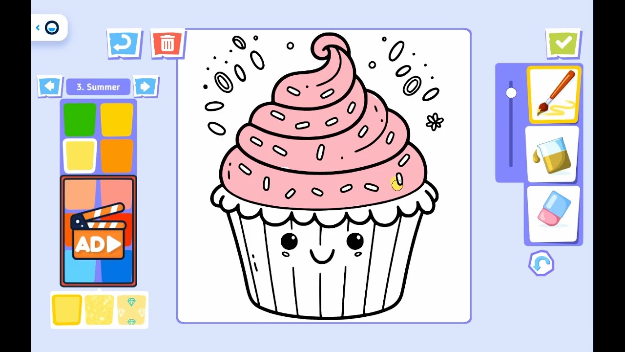 Coloring with me💖💖🍬