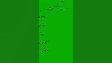 The Infinite Power Tower Math Puzzle!!! | √2^√2^√2…∞ = ? 🤯 #mathpuzzle #brainteaser #shorts