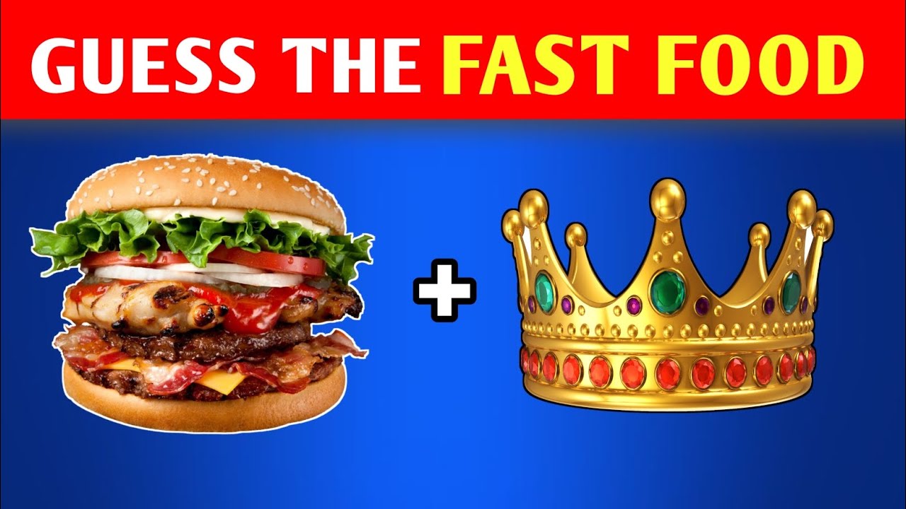 Can you Guess The Fast Food By EMOJI 😝 | Emoji Challenge 