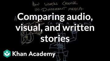 Comparing audio, visual, and written stories | Reading | Khan Academy