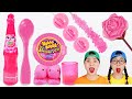 Pink Food Mukbang 핑크 디저트 먹방 DONA 도나 