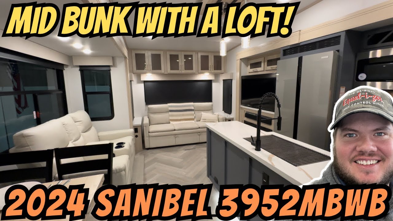 2024 Sanibel 3902MBWB | Mid Bunk RV with a LOFT! - YouTube