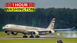 1 Hour of Plane Spotting at WASHINGTON (2014)