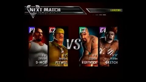 DEF JAM VENDETTA-TEAM: D-MOB & PEE WEE VS. RUFFNECK & SKETCH (REQUEST)