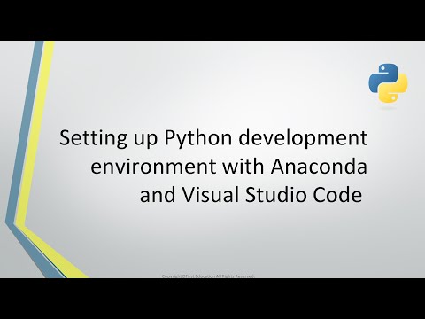 Setting up Python development environment with Anaconda and Visual Studio Code