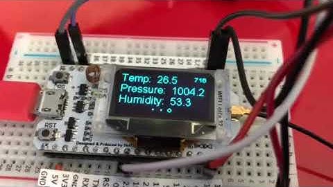 Heltec with Sds001 and BME 280