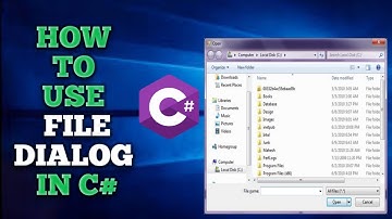 OpenFileDialog in c# | C# OpenFileDialog | How to use Open File Dialog in c#