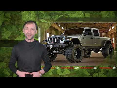 Видео: Jeep Gladiator XMT - военный тактический грузовик в стиле Хамви