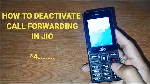 How to deactivate call forwarding - Jio Call Forwarding Code - Jio forward call ko kaise hataye
