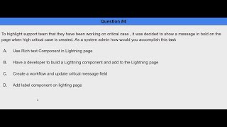 Salesforce Admin I Certification Prep - Q4 - Adding Standard Components on Lightning Page