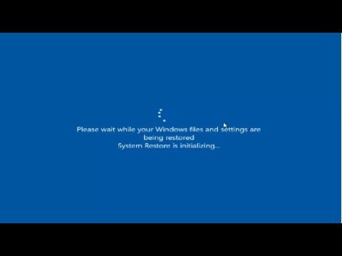 System Restore Windows 10 Safe Mode