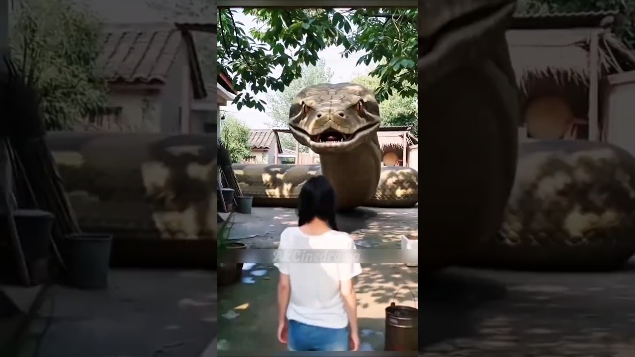 अजगर ने बदली लड़की की किस्मत! 😱#shortvideo #drama #explained #hindi
