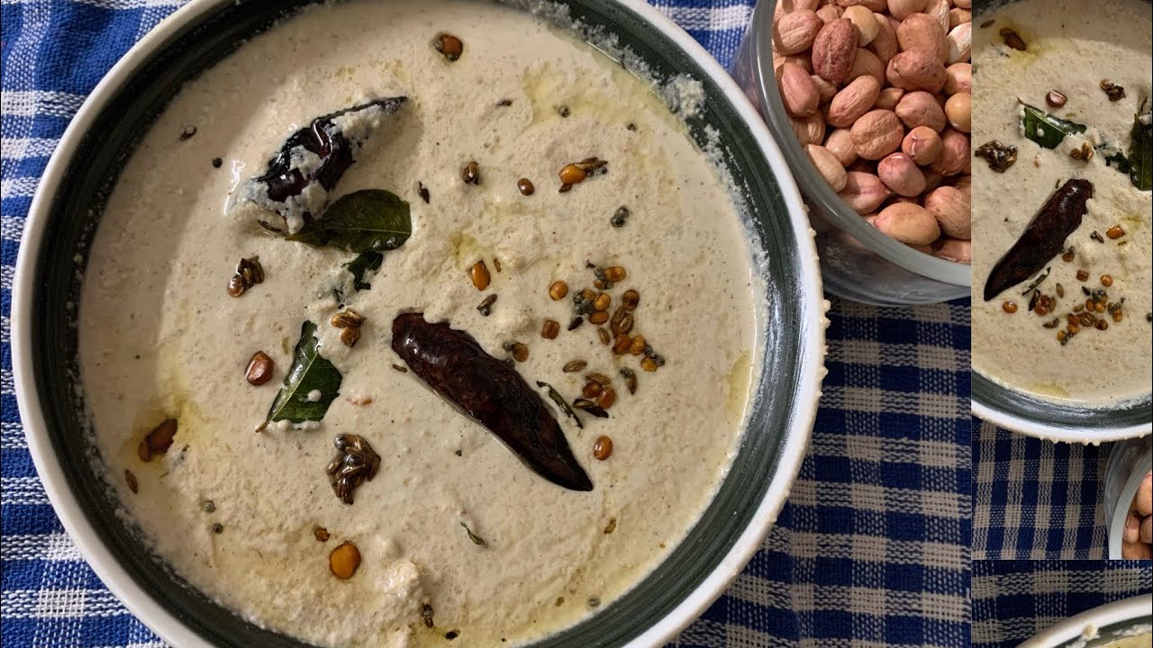 Hotel style palli chutney for Idli or dosapeanut chutney recepie