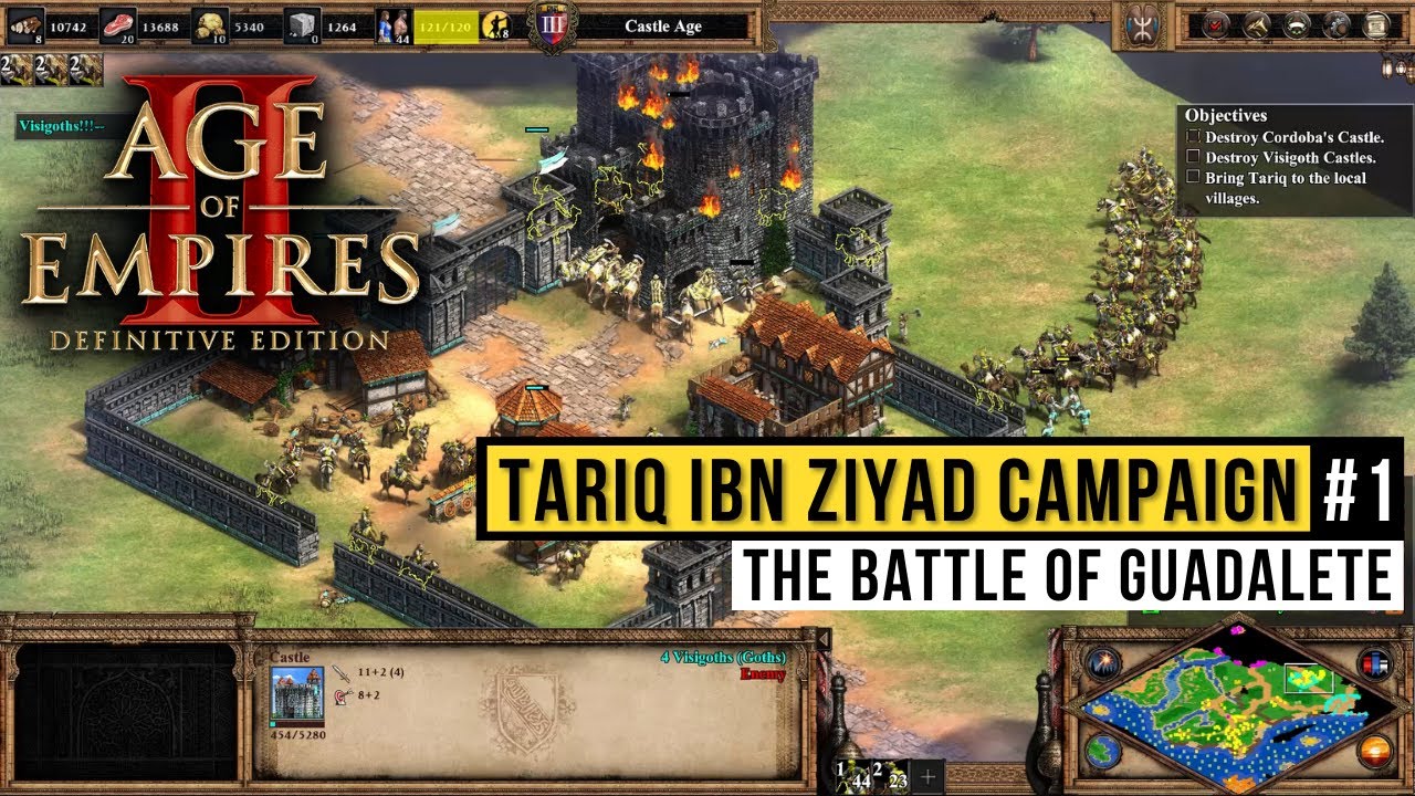 AoE2 Tariq ibn Ziyad Campaign Mission 1 The Battle of 