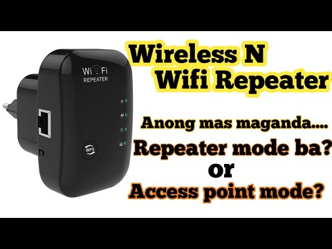 Wireless N Wifi Repeater, Repeater and AP mode setup, Wifi deadspot killer