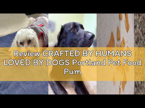 Review CRAFTED BY HUMANS LOVED BY DOGS Portland Pet Food Pumpkin Dog Treats - Healthy, Grain-Free Bi