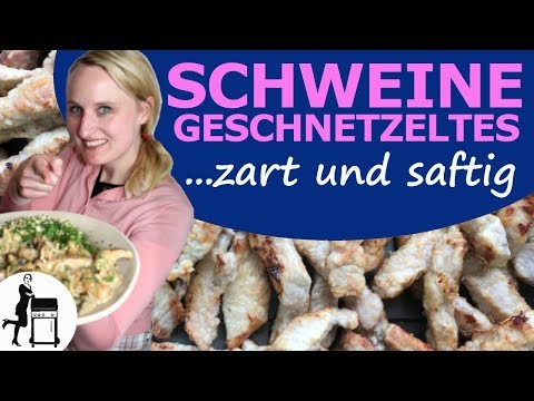 Video: Schinkenröllchen Mit Champignons In Weinsauce Gebacken