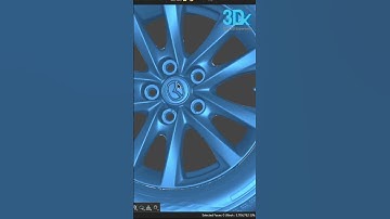 Thử dùng máy scan 3DeVOK MT để scan lốp xe mazda cx5 #automobile #3dscanner #real3dx #mazda #cx5