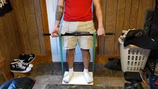 Cheapest DIY X3 Ground Plate & Bar Resistance Band Home Gym