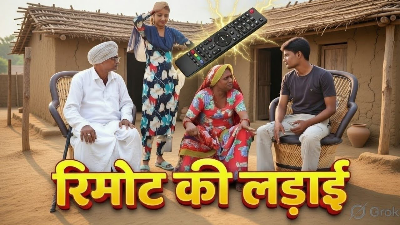 रिमोट गी लड़ाई | राजस्थानी हास्य कॉमेडी Rajasthani comedy, Rajveer ki comedy #dakhlidadi