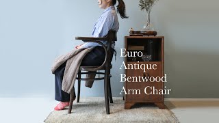 Euro Antique Bentwood Arm Chair:アンティーク ベントウッド アームチェア 曲木 椅子