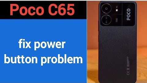 How to fix power button problem Poco C65, how to fix auto restart problem