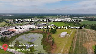 Excellent Commercial Investment Opportunity - 12.72 +\/- Acres – Zoned M-2, Class C-4 Commercial