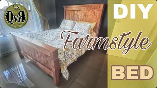 How to build a Farmhouse bed  DIY