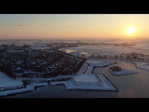 Heusden Vesting in de sneeuw 2021