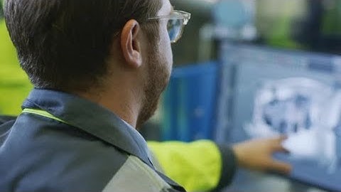 Mechanical Engineer Designing 3D Engine Model on Personal Computer | Stock Footage - Videohive