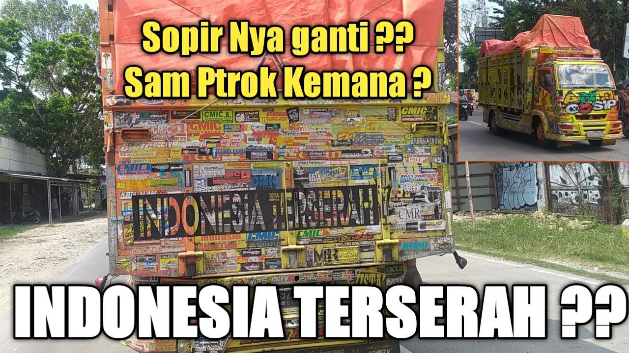  Stiker  Baru Anti  Gosip  INDONESIA TERSERAH Sopir Ganti 