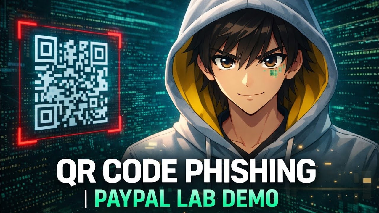 QR Code Phishing Attack Explained | Fake PayPal Login Pages Breakdown | Kali linux