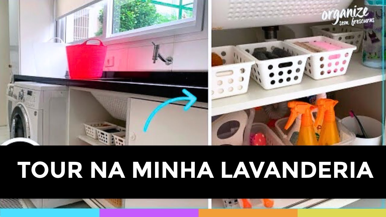 ORGANIZAÇÃO DA MINHA ÁREA DE SERVIÇO - TODOS OS ARMÁRIOS | Organize sem Frescuras